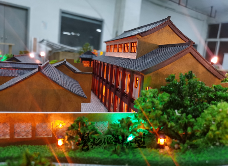 寺庙模型园林古建